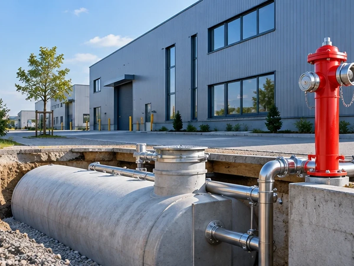 Löschwasseranlage – technische Lösung von Jaworski